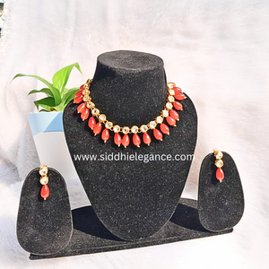 Round kundan necklace