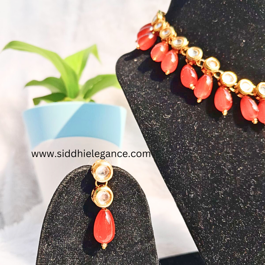 Round kundan necklace