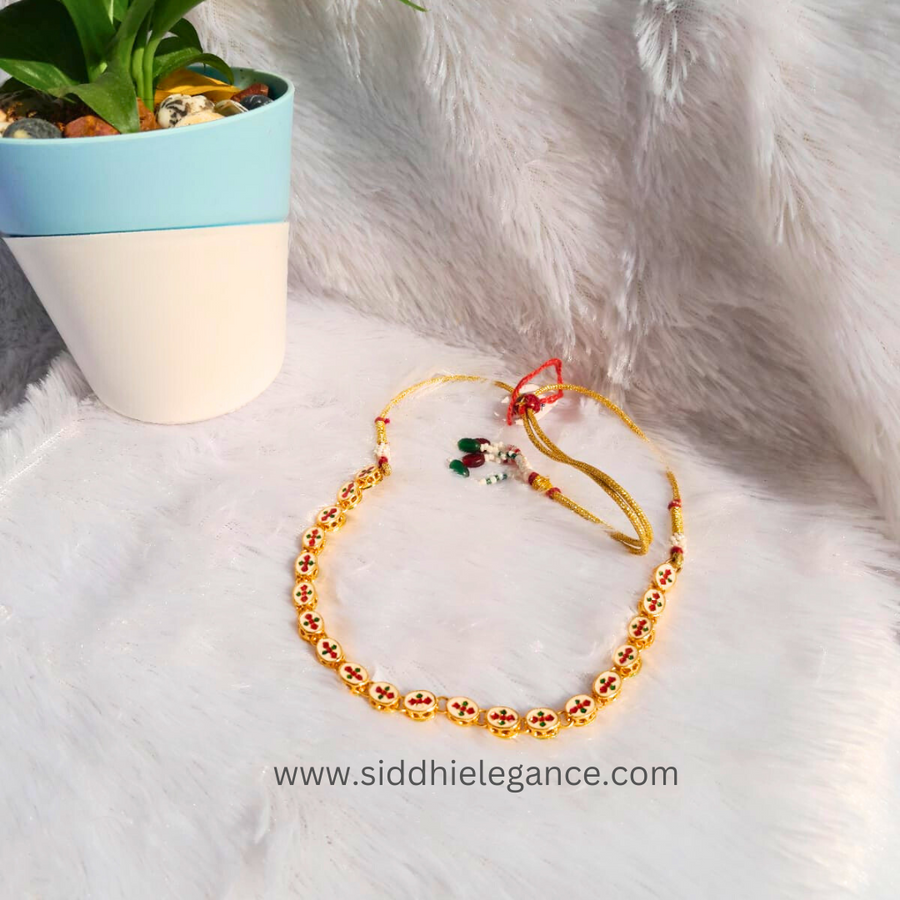 small kundan necklace