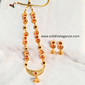 long chandrakor necklace