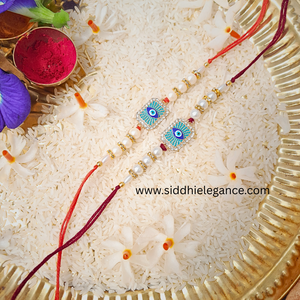 Evil eye pendant rakhi (pack of 10)