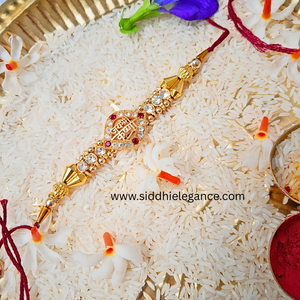 krishna & Ram name pendant rakhi