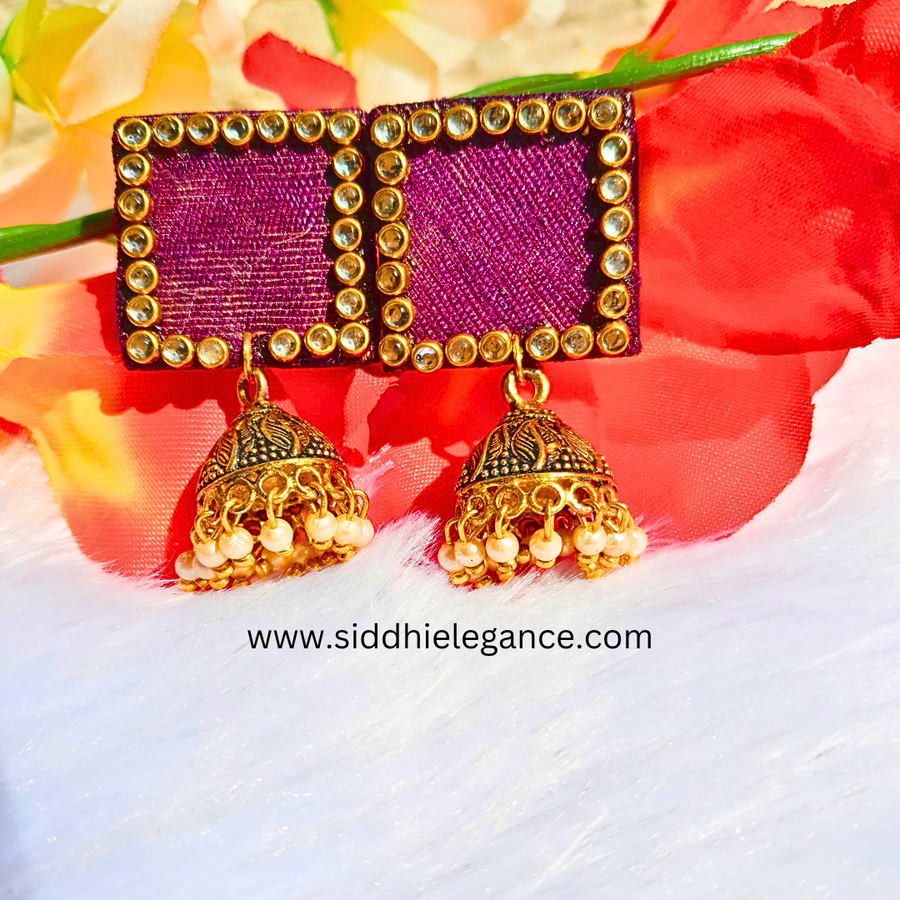 fabric earrring